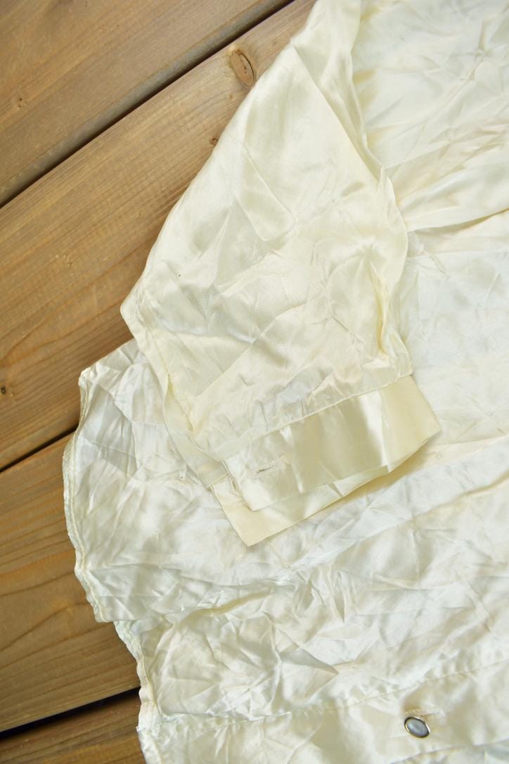 Vintage 1980s Happy Trails Satin Button Up Cowboy Shirt