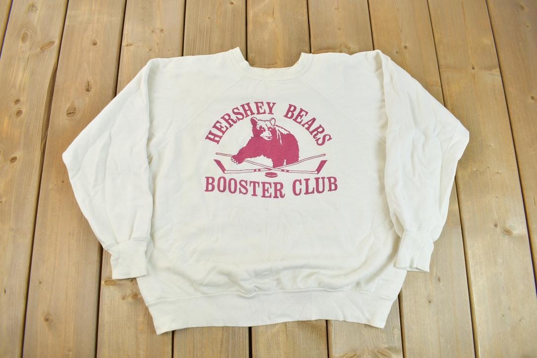 Vintage 1970s Hershey Bears Booster Club Crewneck