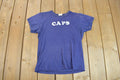 Vintage 1980s CAPS Single Stitch Graphic T-Shirt