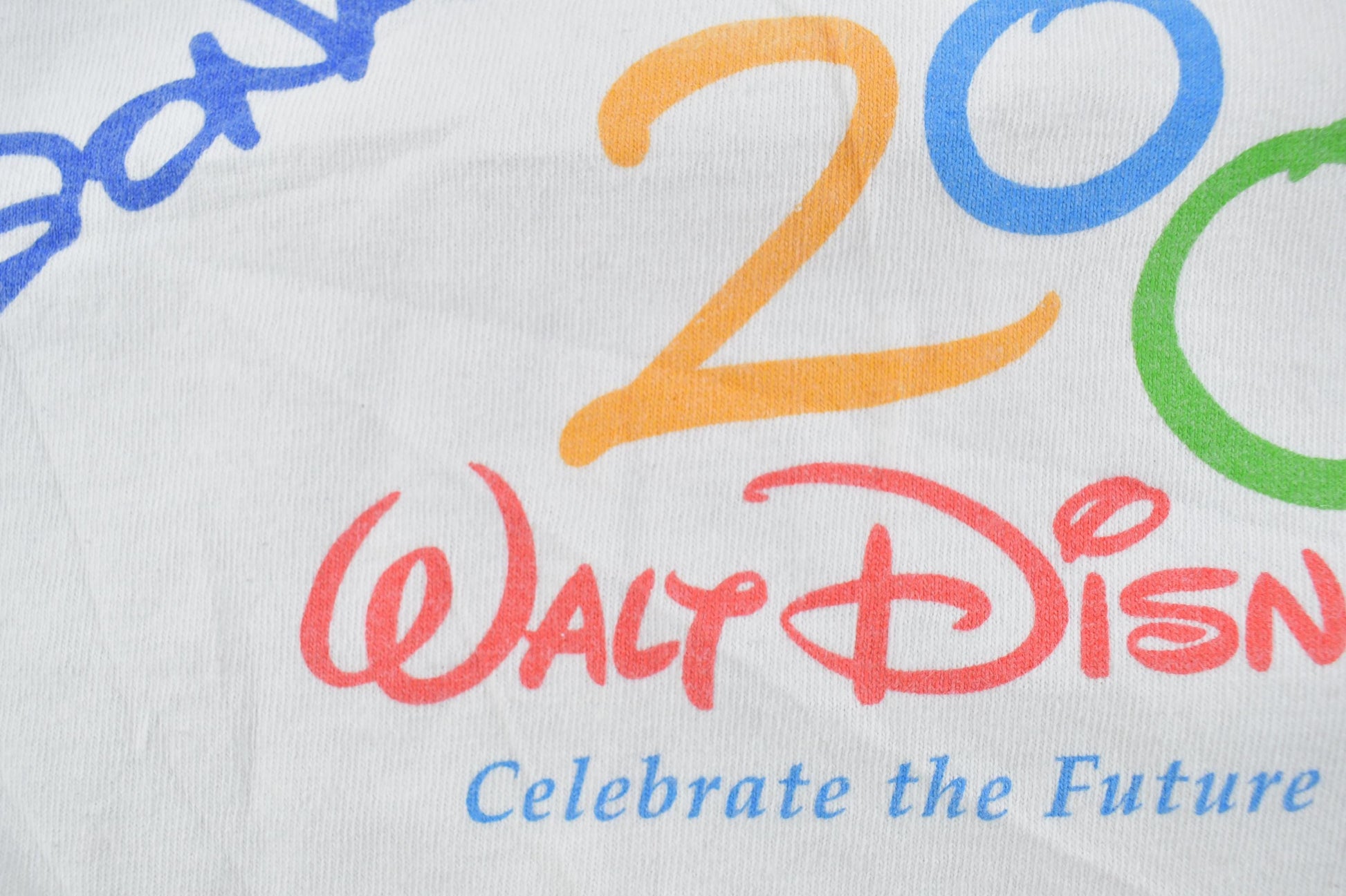 Vintage Y2K Walt Disney World Mickey Mouse Cartoon Promo T-Shirt