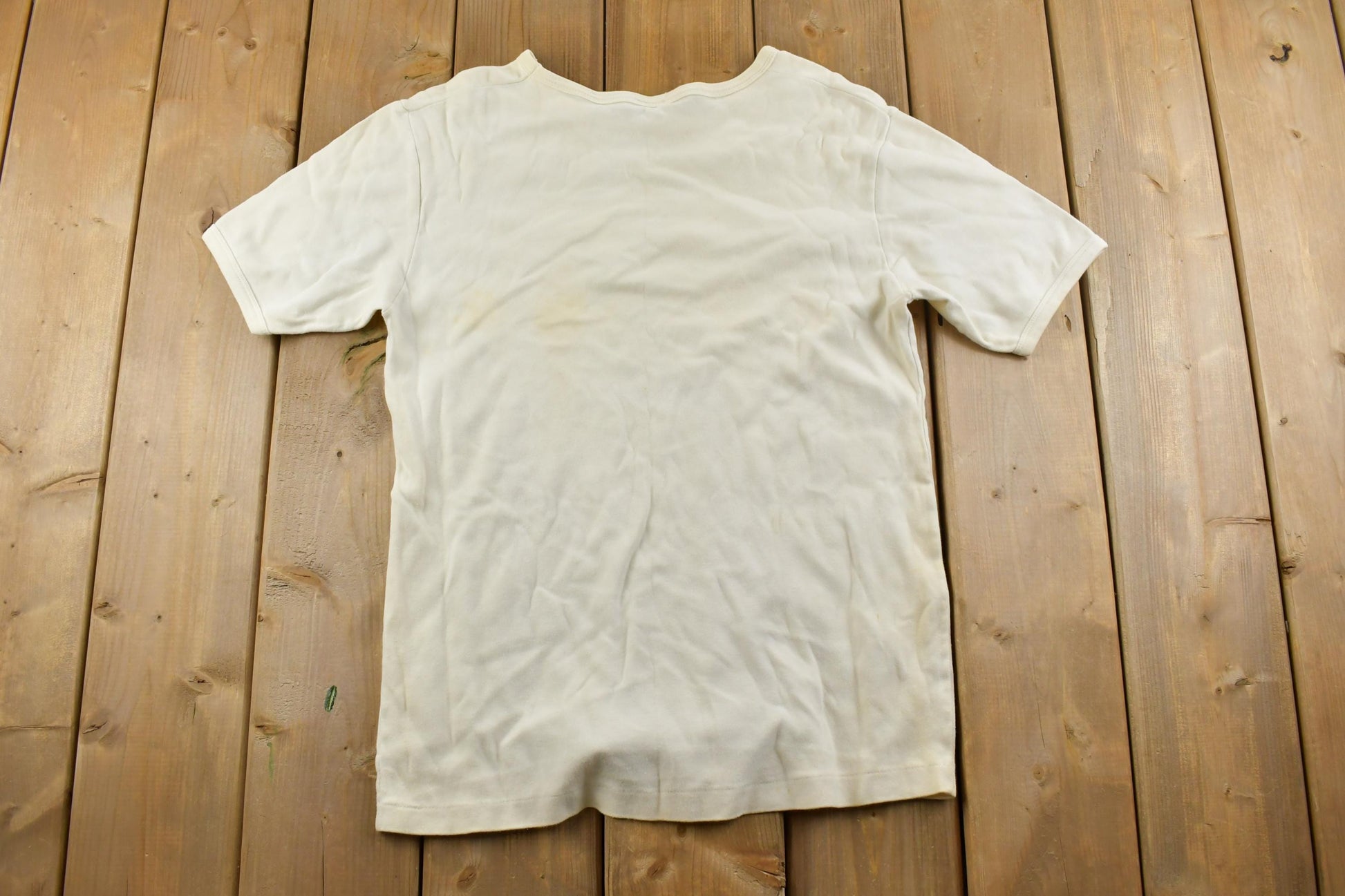 Vintage 1980s Davos Hockey Cartoon Graphic T-Shirt