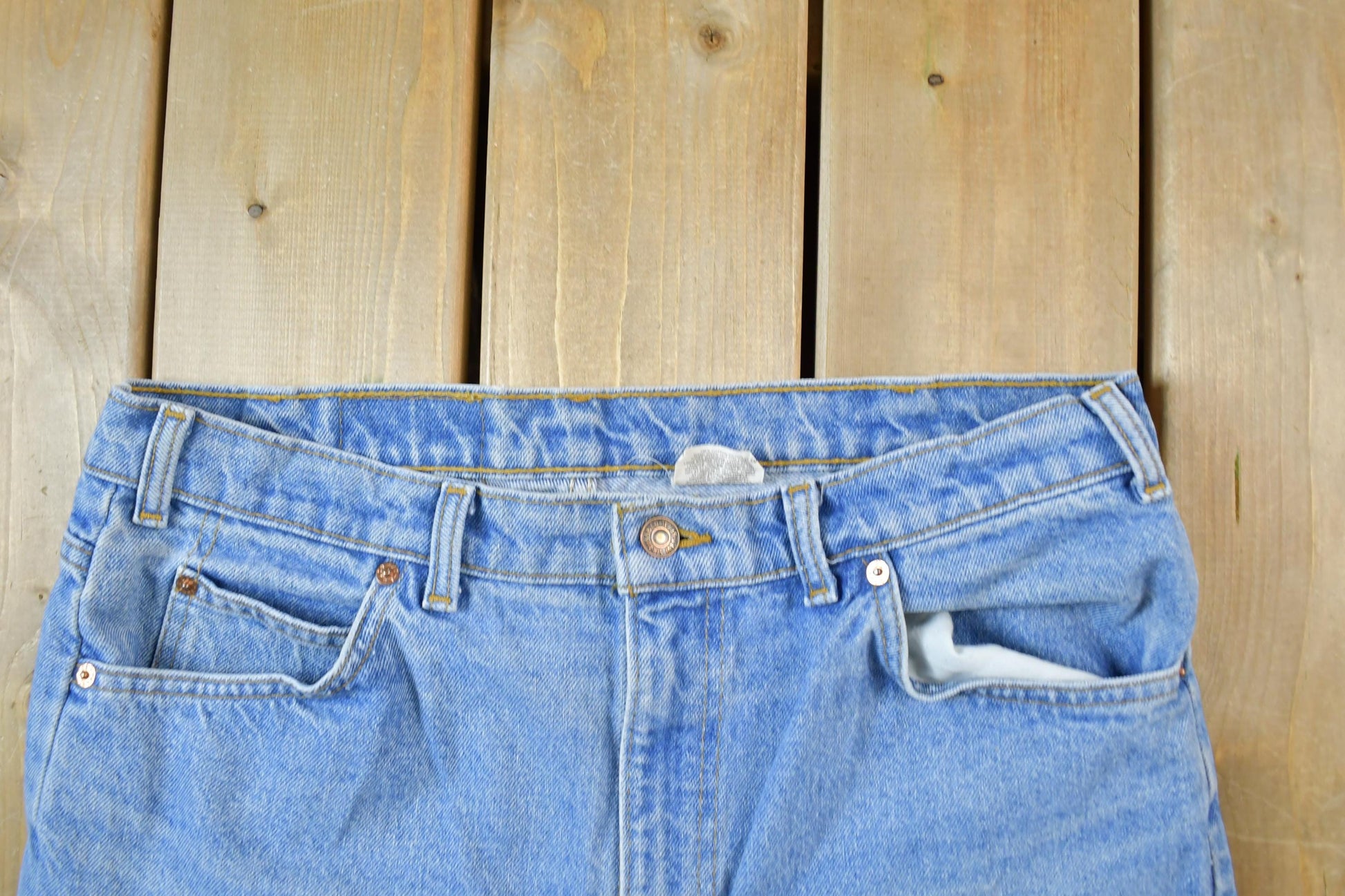 Vintage 1990s Levis Orange Tab Denim Jeans Size 36 x 32