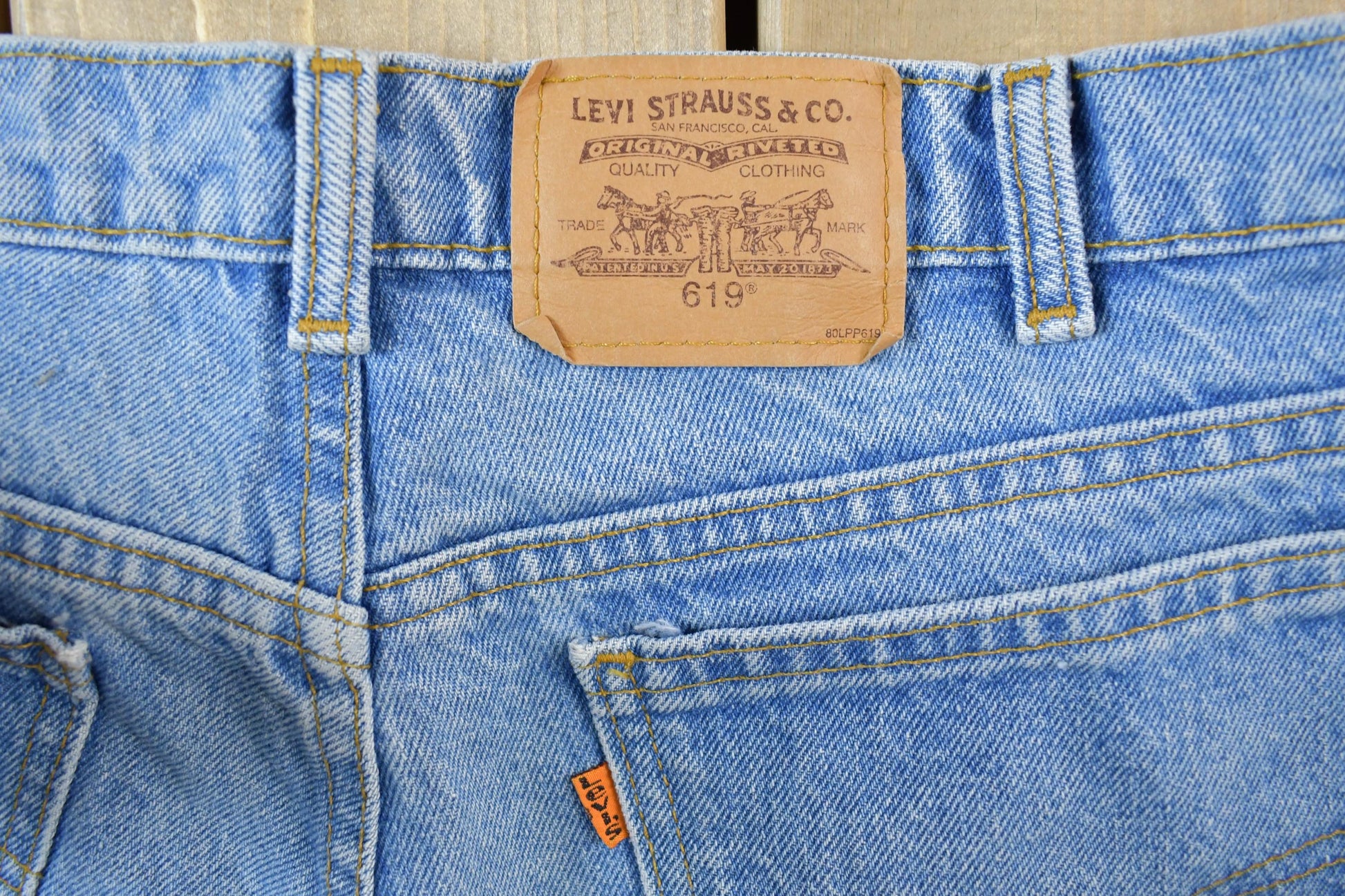 Vintage 1990s Levis Orange Tab Denim Jeans Size 36 x 32