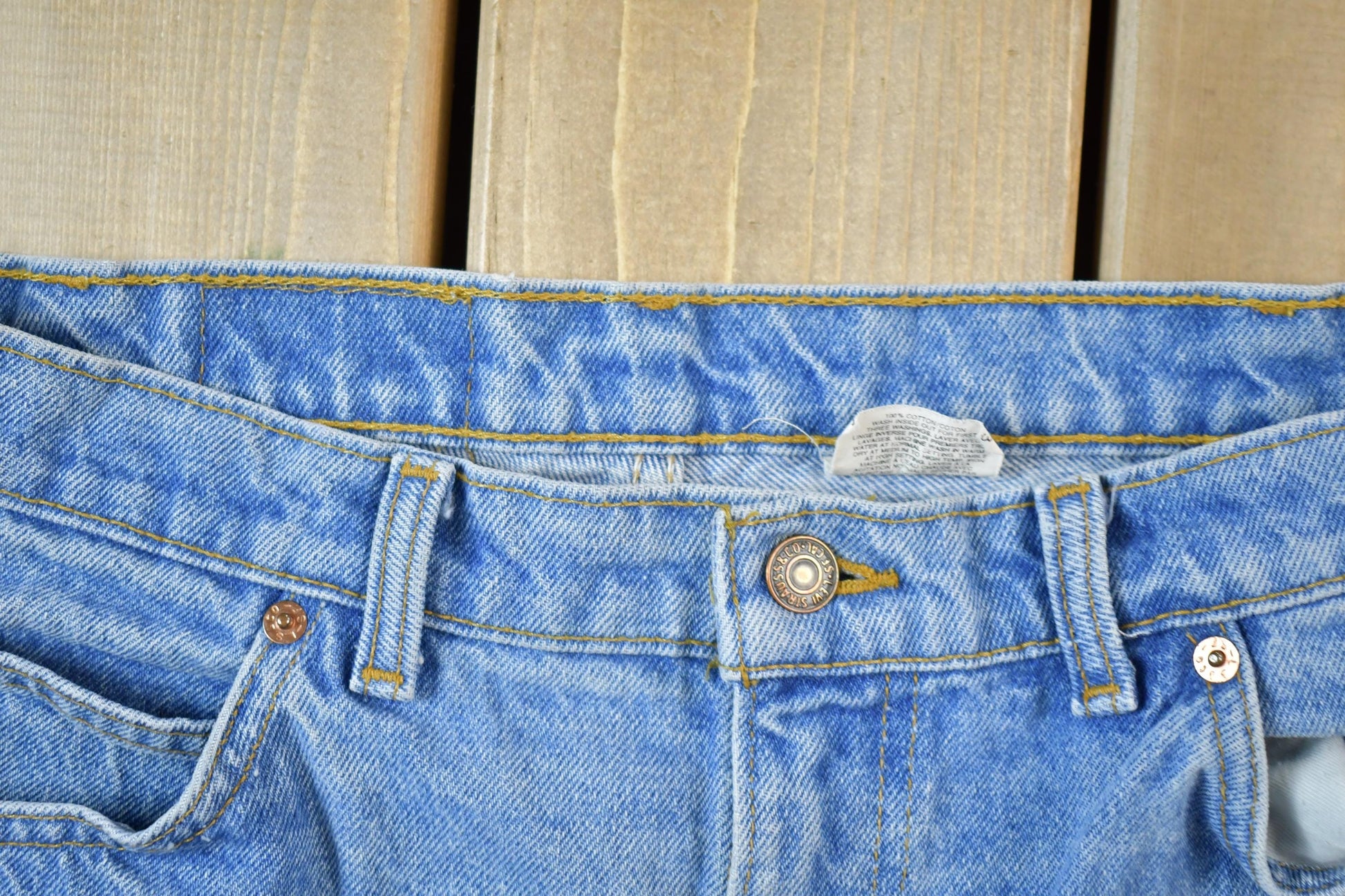Vintage 1990s Levis Orange Tab Denim Jeans Size 36 x 32