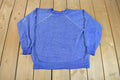 Vintage 1960s Blank Faded Blue Crewneck Sweatshirt