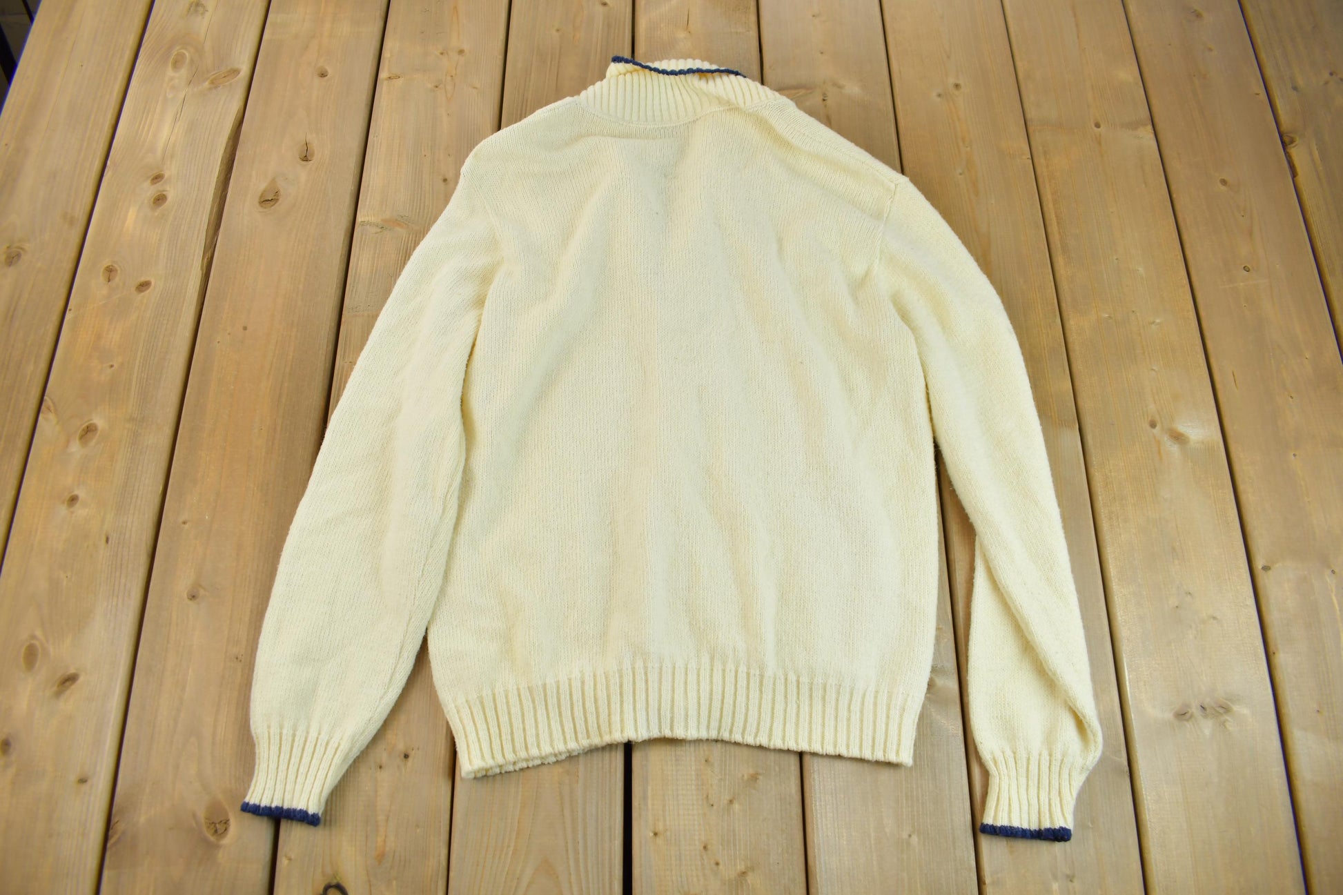 Vintage 1950s Shawl Collar Knit Cardigan Sweater