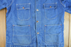 Vintage 1970s Big Mac Blanket Lined Denim Chore Coat