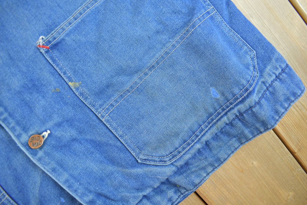 Vintage 1970s Big Mac Blanket Lined Denim Chore Coat