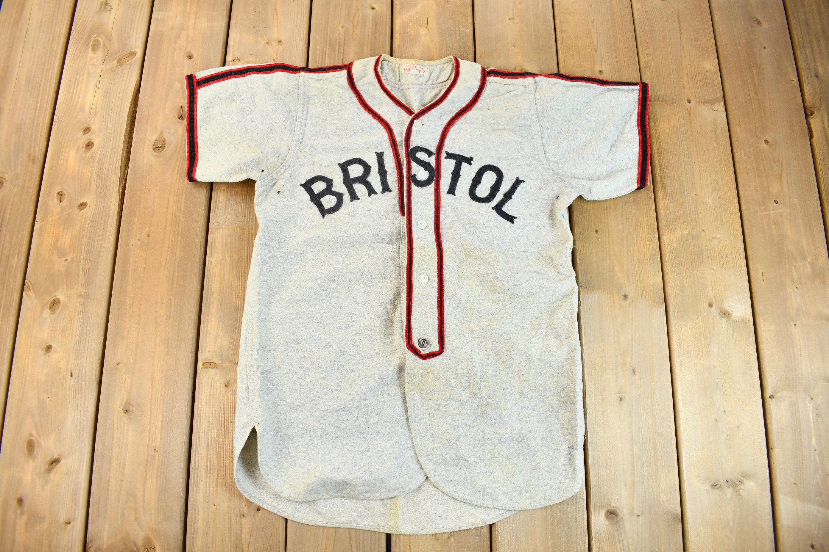 Vintage 1950s Bristol Baseball Jersey