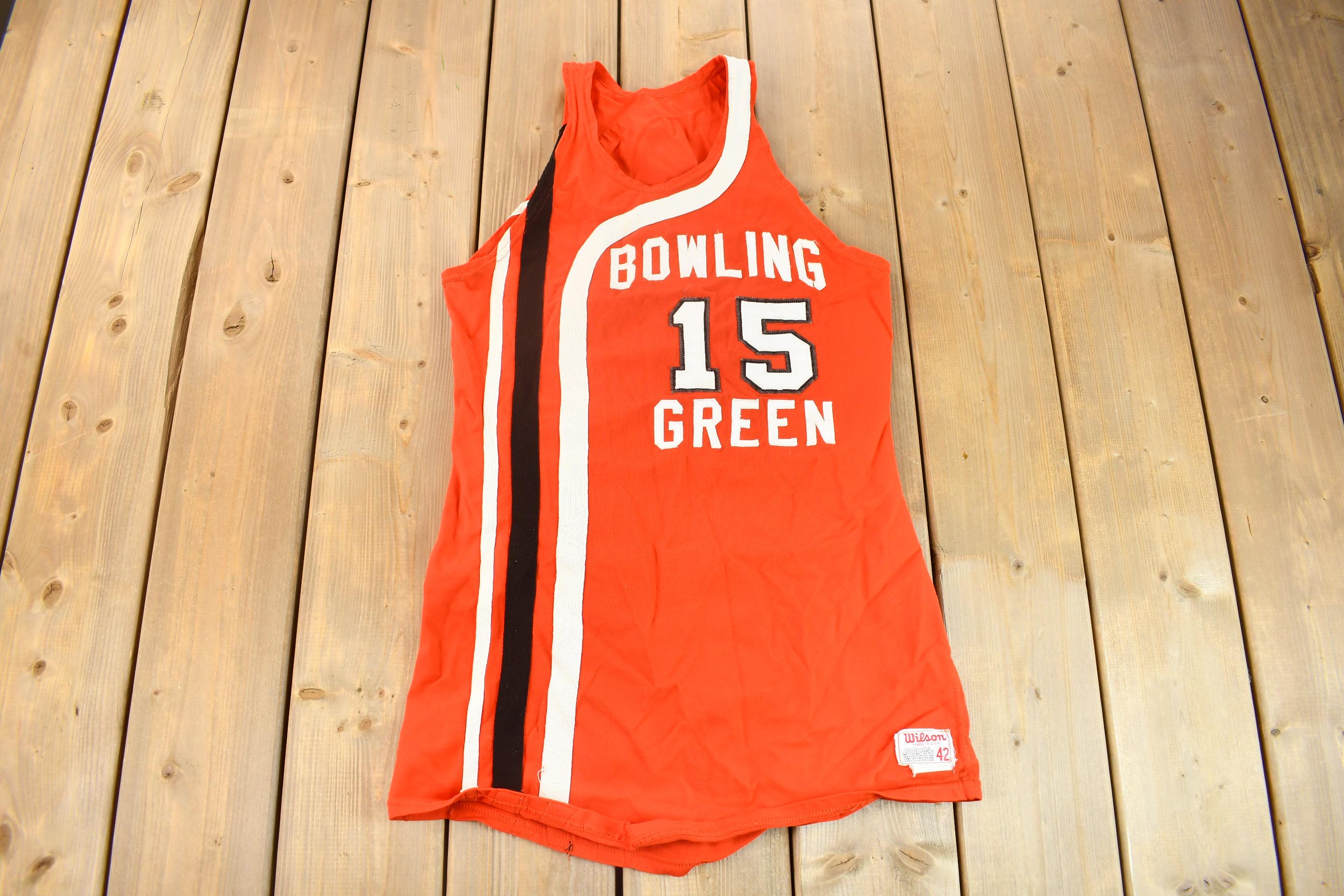 Vintage 1960s Bowling Green State Wilson Basketball Jersey