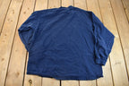 Vintage 1990s Nike Embroidered Mini Swoosh Mock Neck Shirt