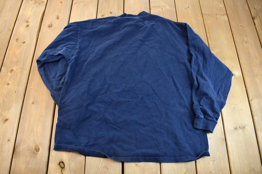Vintage 1990s Nike Embroidered Mini Swoosh Mock Neck Shirt