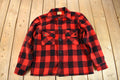 Vintage 1950s Minneosta Woolen Co Buffalo Plaid Wool Shacket