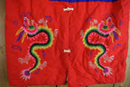 Vintage 1960s Hand Embroidered Dragons & Animals Antique Vest