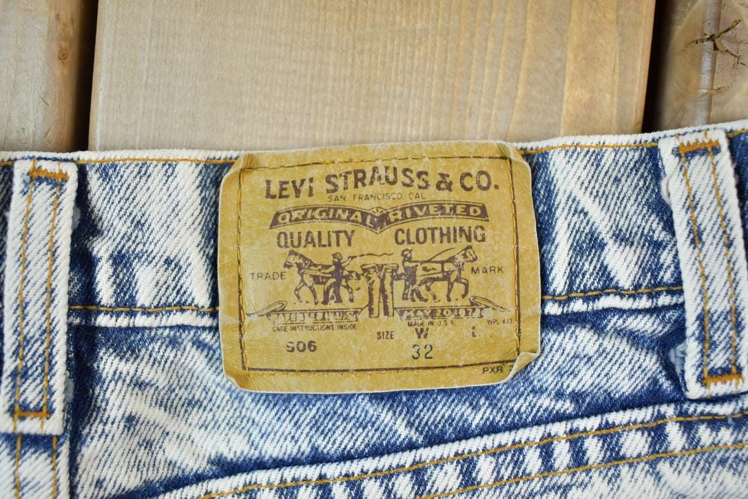 Vintage 1990s Levis Strauss Denim Jeans Size 30 x 26