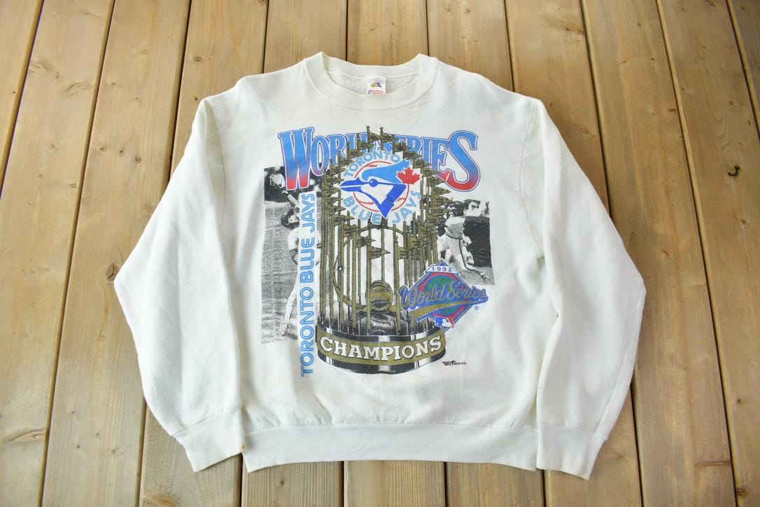 Vintage 1992 Toronto Blue Jays MLB World Series Champions Crewneck Sweatshirt