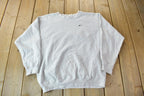 Vintage 1990s Nike Embroidered Mini Swoosh Crewneck Sweatshirt