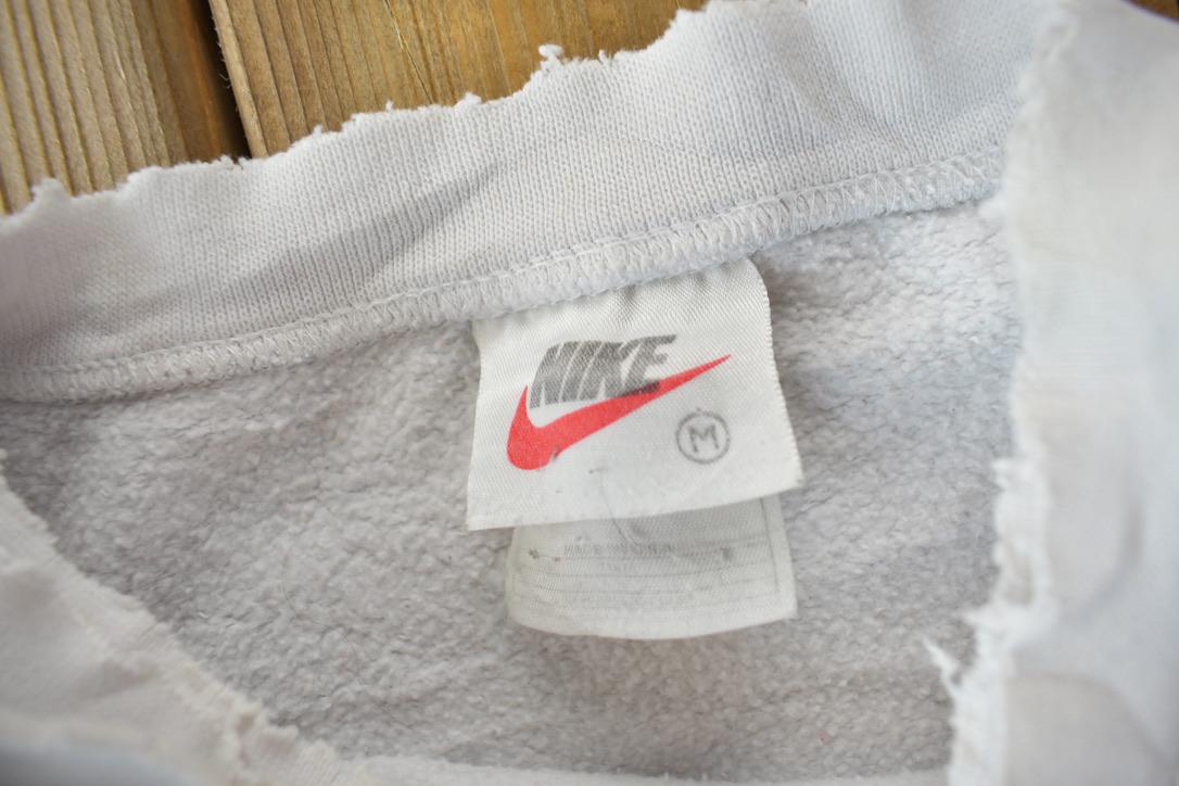 Vintage 1990s Nike Embroidered Mini Swoosh Crewneck Sweatshirt