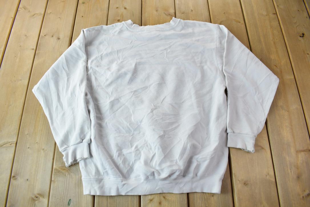 Vintage 1990s Nike Embroidered Mini Swoosh Crewneck Sweatshirt