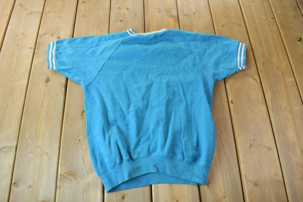 Vintage 1960s Bourbon Street Birthplace Of Jazz Short Sleeve Raglan Sweatshirt