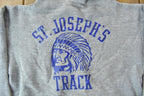 Vintage 1960s St Joseph's Track Double Faced Hoodie