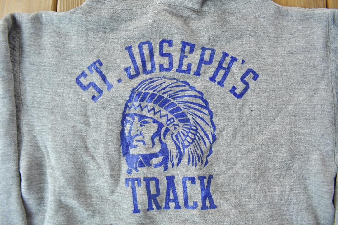 Vintage 1960s St Joseph's Track Double Faced Hoodie