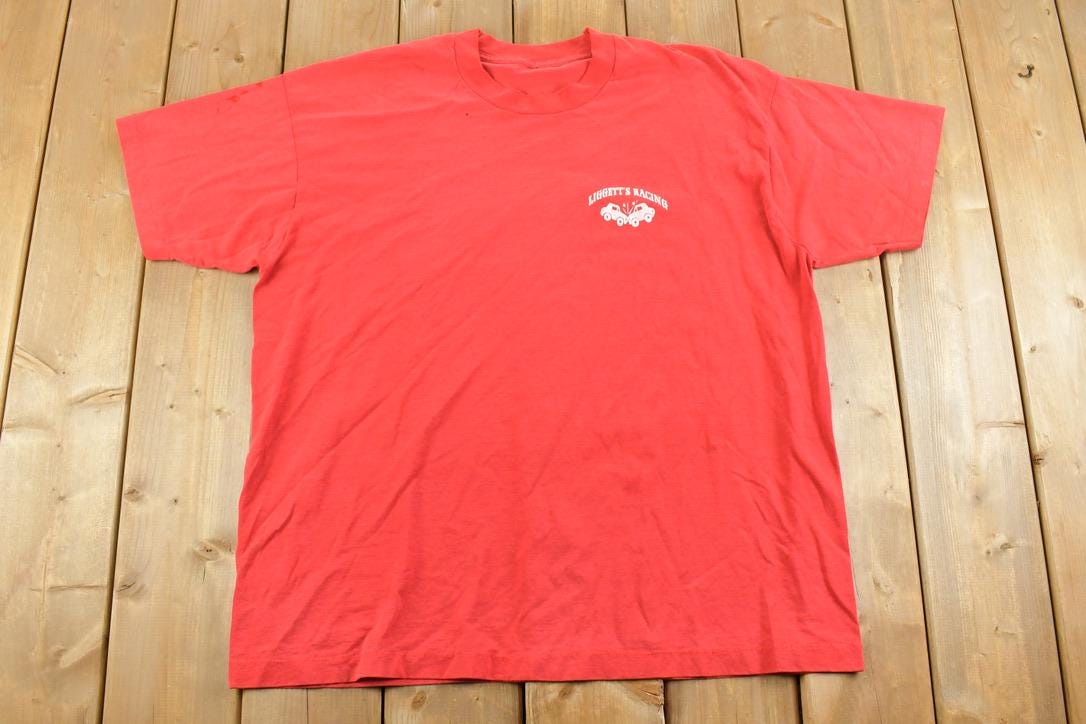 Vintage 1990s Liggett's Racing Souvenir T-Shirt