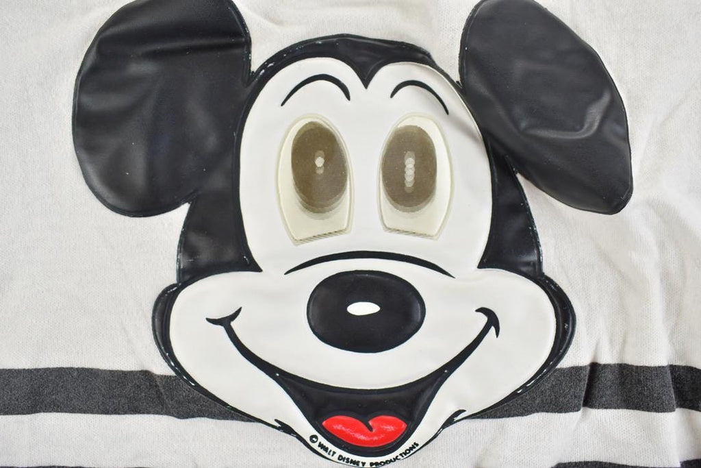 Vintage 1980s Disney Mickey Mouse Googly Eyes Cartoon Promo T-Shirt