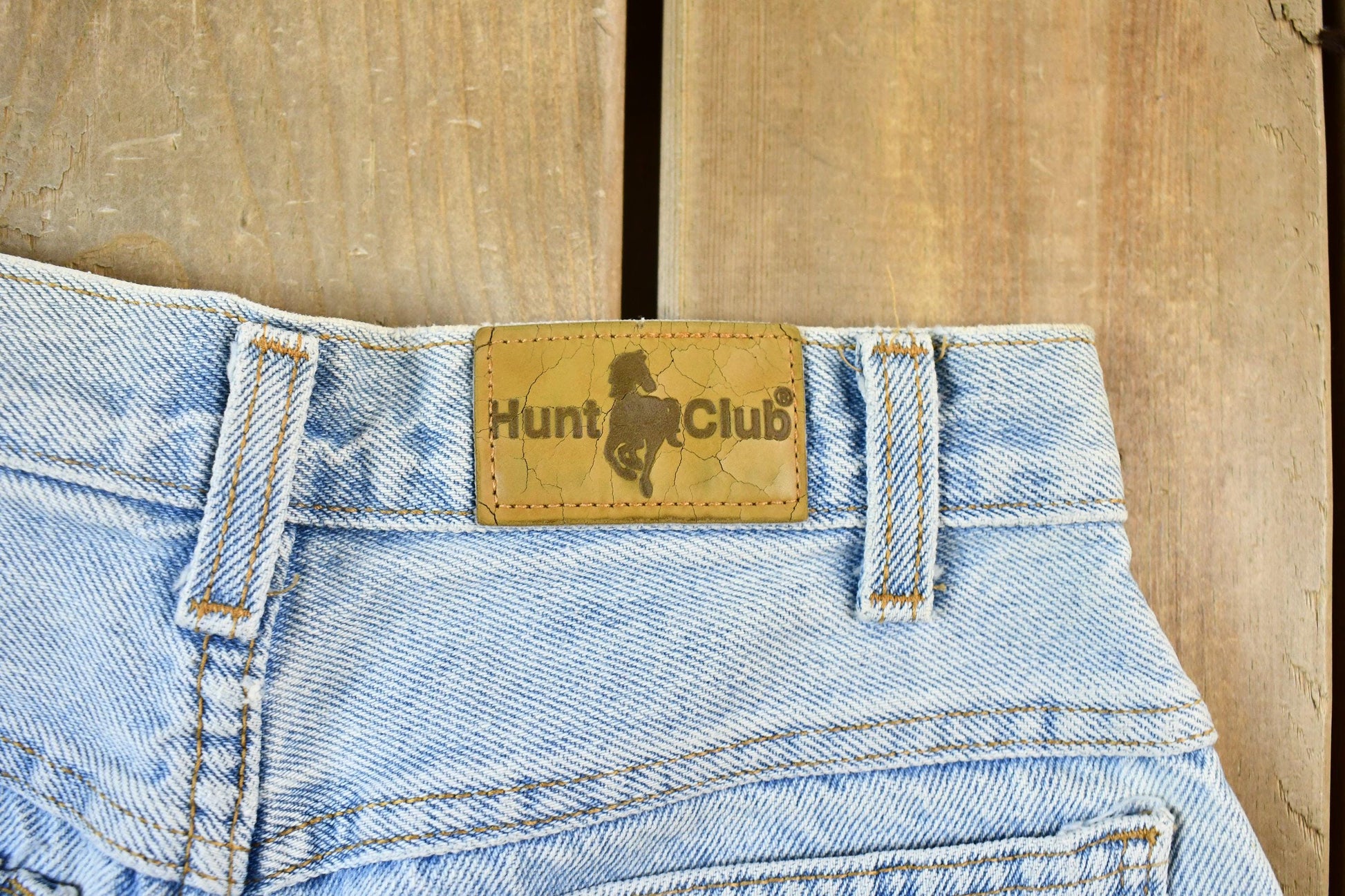 Vintage 1990s Light Wash Hunt Club Jean Shorts Size 26 x 8