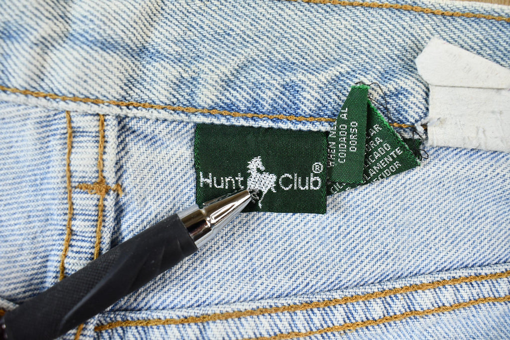 Vintage 1990s Light Wash Hunt Club Jean Shorts Size 26 x 8