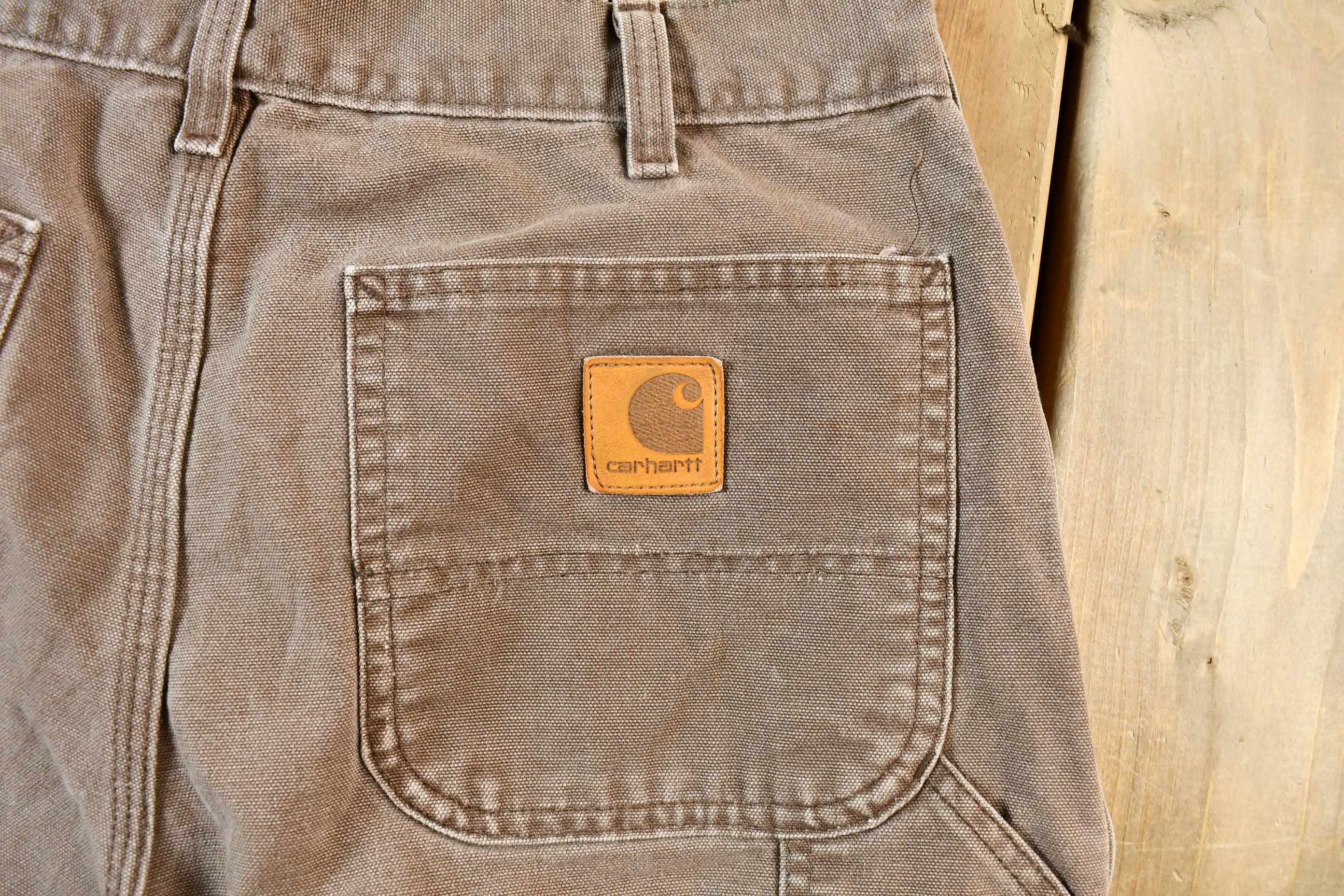 Vintage 1990s Brown Carhartt Work Pants Size 32 x 28