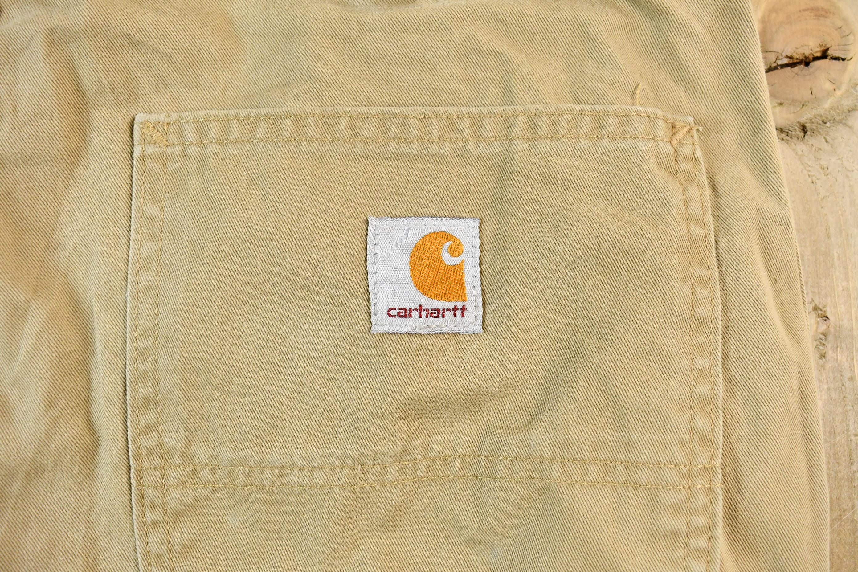 Vintage 1990s Light Tan Carhartt Work Pants Size 32 x 28