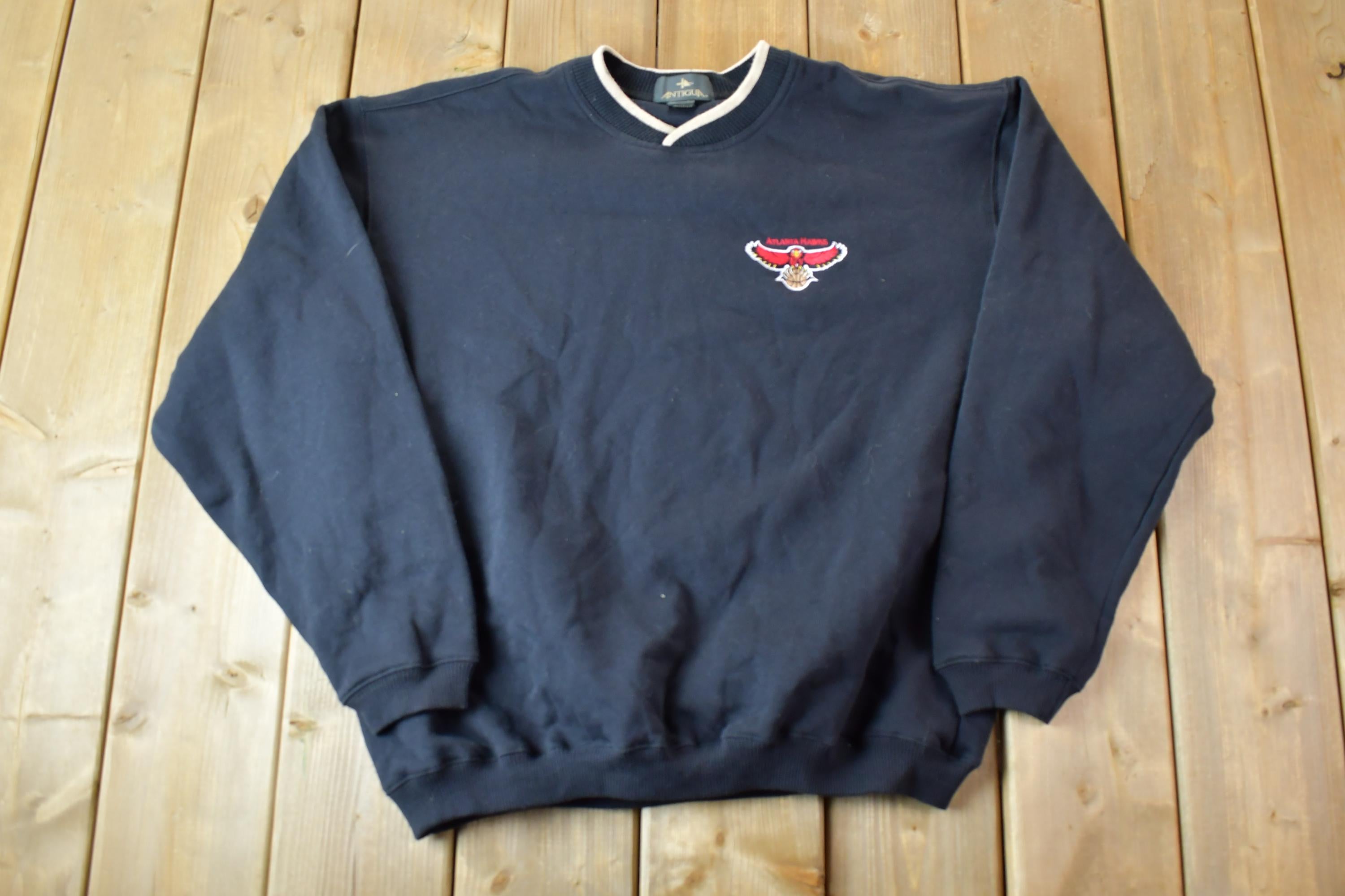 Vintage 1990s Atlanta Hawks NBA Crewneck Sweatshirt