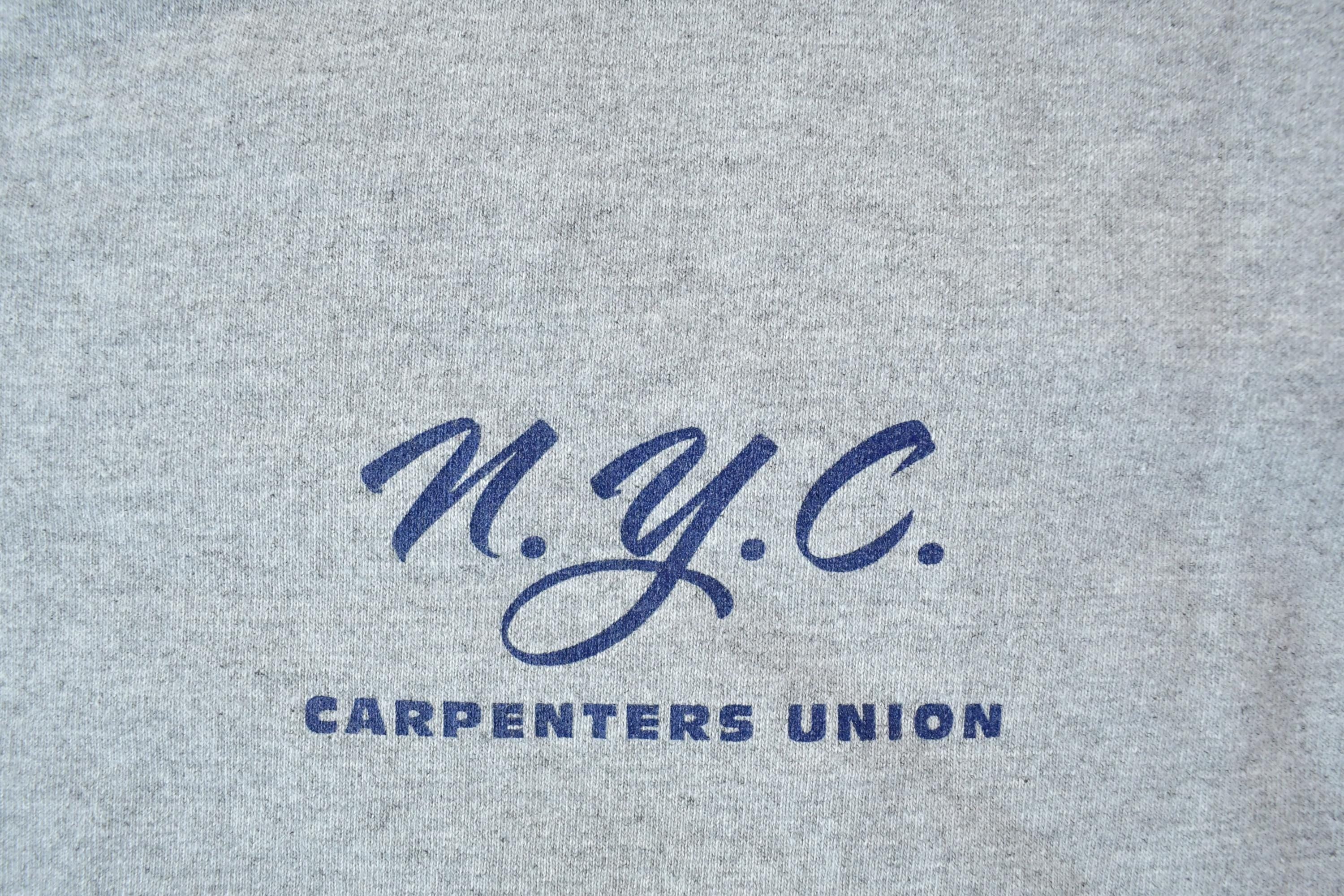 Vintage 1990s NYC Carpenters Union Crewneck Sweatshirt