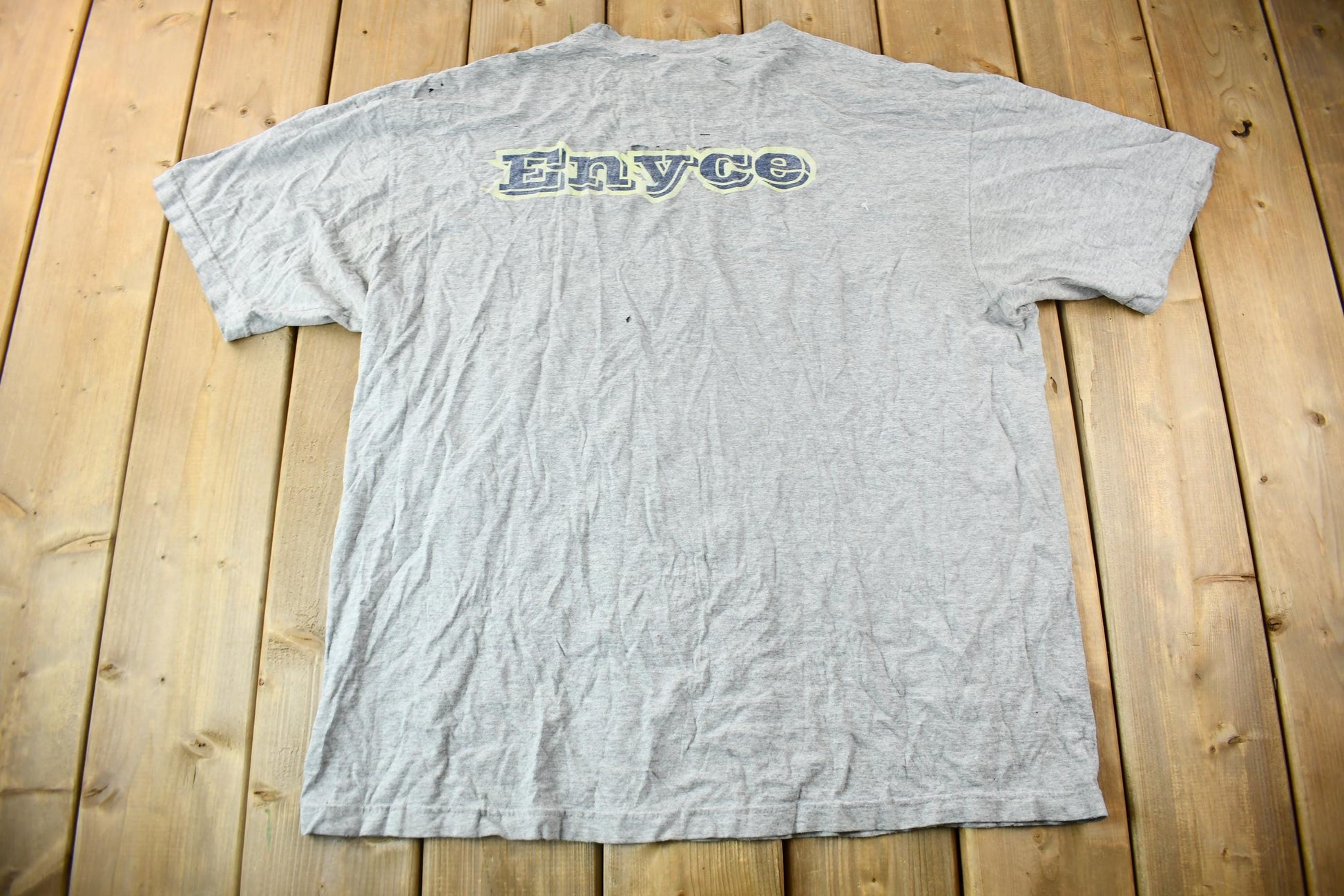 Vintage 1990s Enyce Distressed Graphic T Shirt