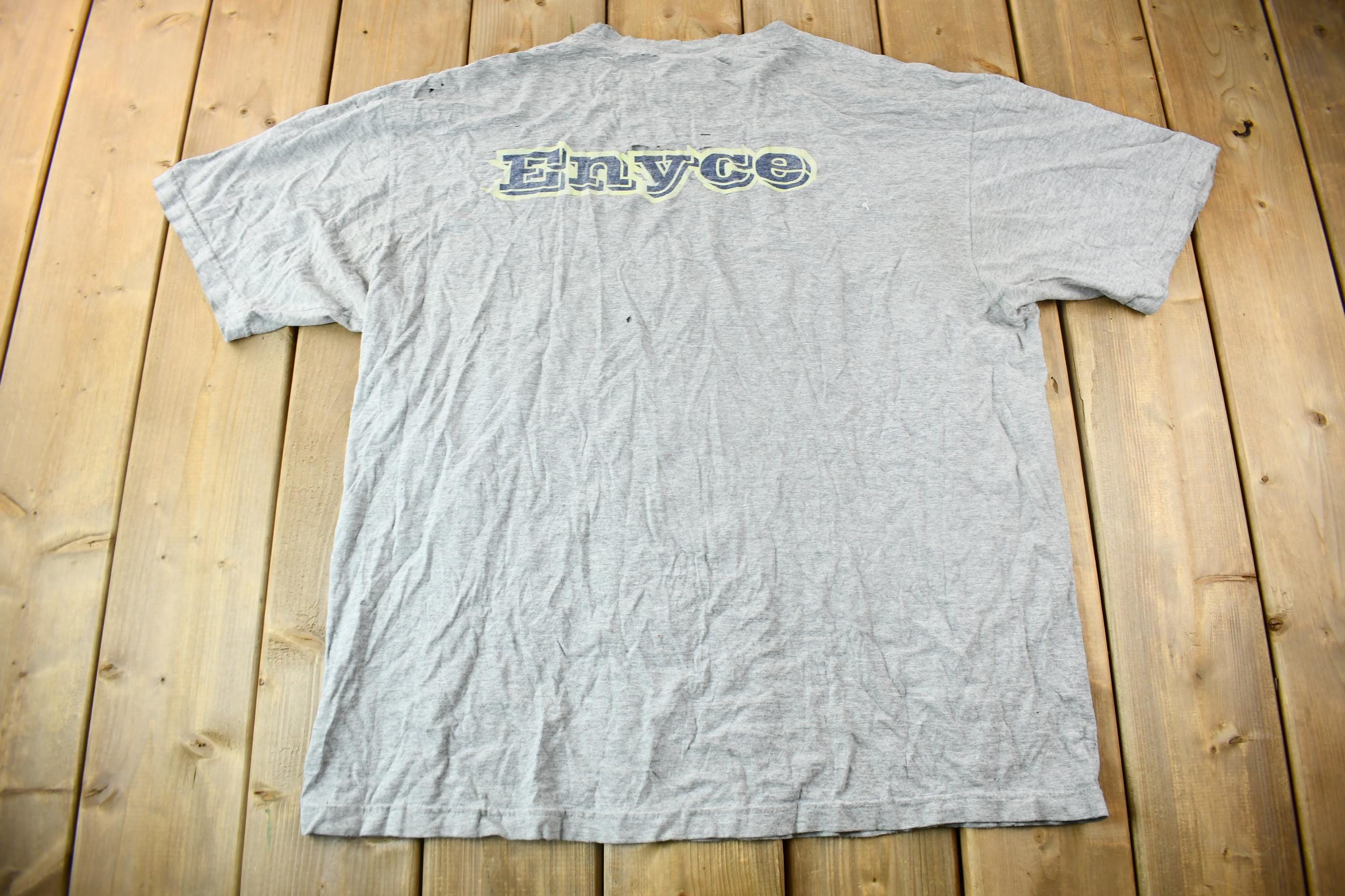 Vintage 1990s Enyce Distressed Graphic T Shirt