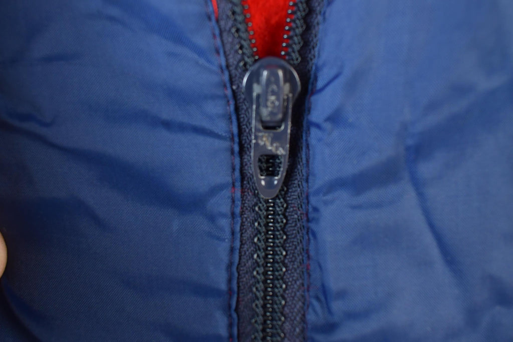 Vintage 1960s Champion Dickinson College Full Zip University NCAA Red Fleece Lined Jacket