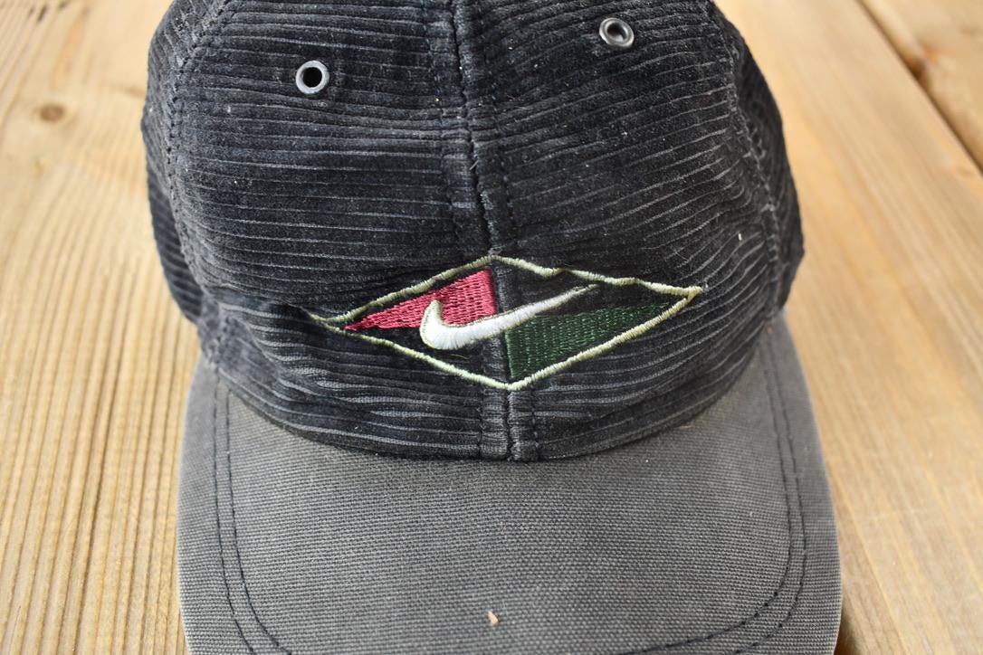 Vintage 1990s Nike Mini Corduroy Strap Back Hat