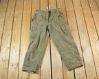 Vintage 1960s Military Wool Cargo Pocket Pants Size 30 x 30
