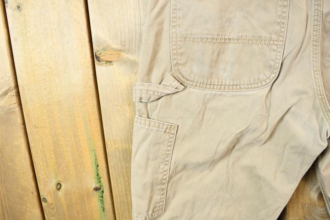 Vintage 1990s Light Tan Carhartt Work Pants Size 32 x 30