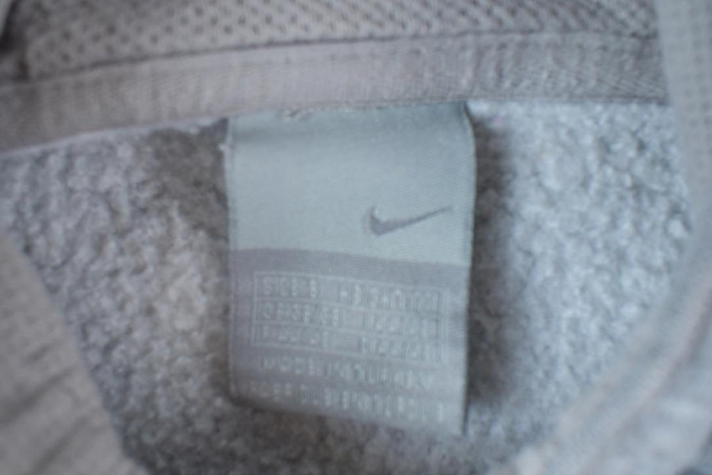 Vintage 1990s Nike Embroidered Mini Swoosh Hoodie Sweatshirt