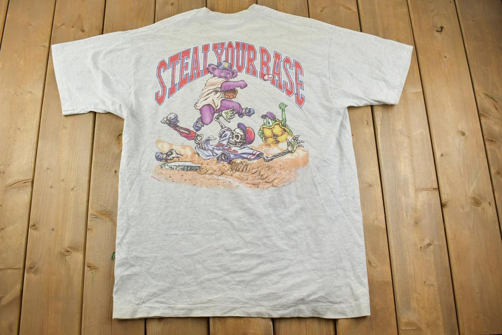 Vintage 1990s Grateful Dead Steal Your Base Tour Band T-shirt