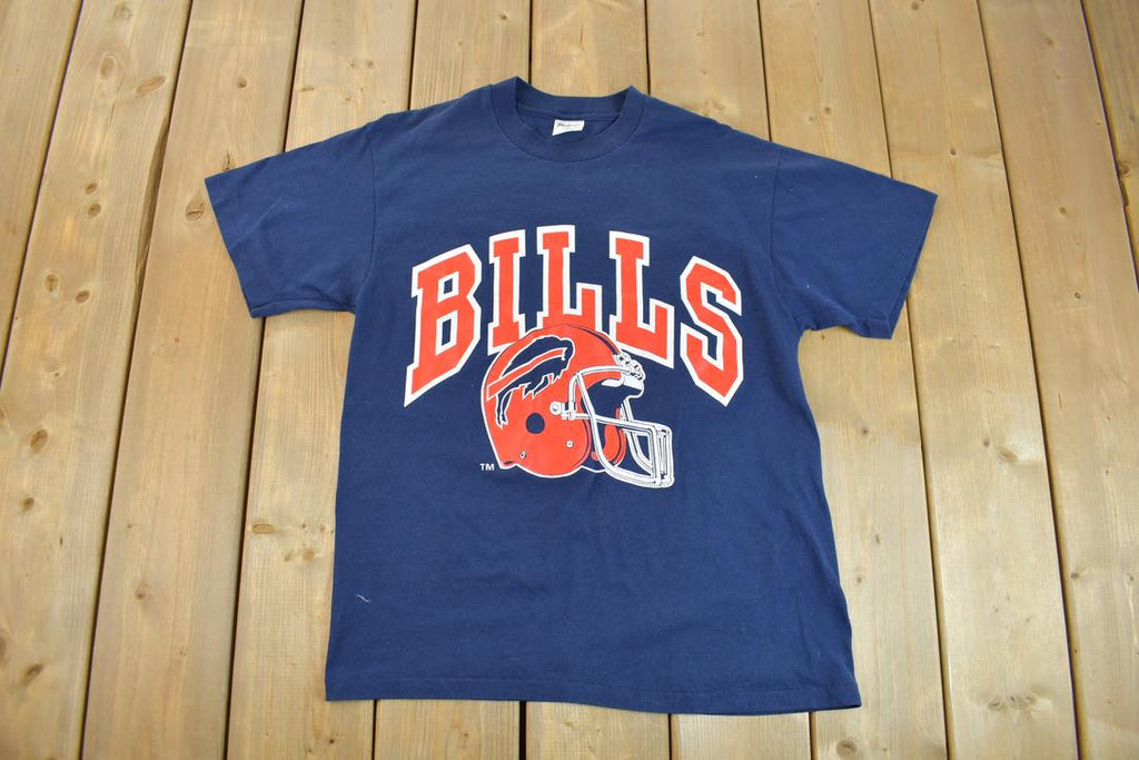 Vintage 1980s Buffalo Bills NFL Graphic T-Shirt