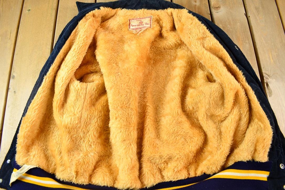 Vintage 1950s KENNEDY Corduroy Varsity Jacket