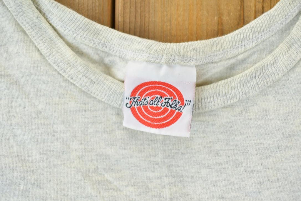 Vintage 1993 New York Yankees Warner Bros Daffy Duck Long Night Dress MLB Graphic T-Shirt