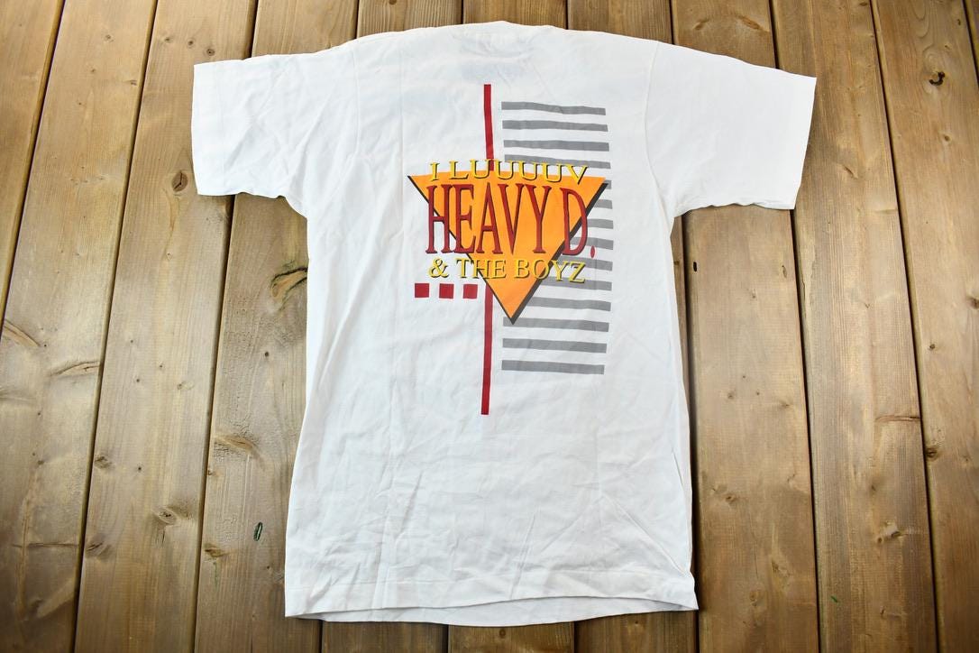 Vintage 1990s Heavy D. & The Boyz Big Time Graphic T Shirt