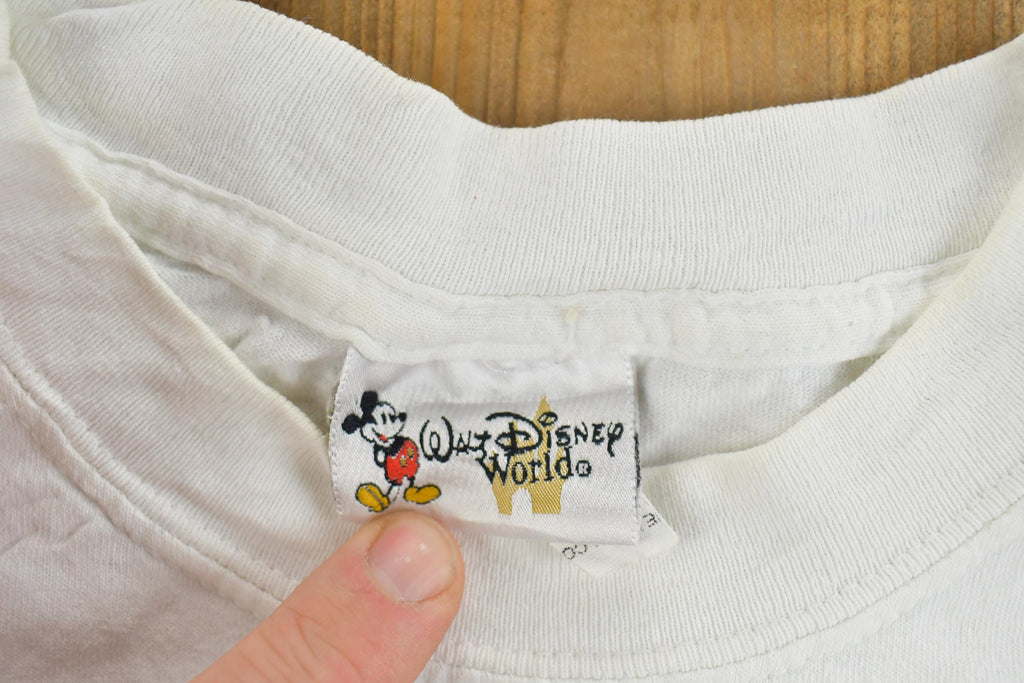 Vintage Y2K Walt Disney World Mickey Mouse Cartoon Promo T-Shirt