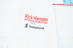 Vintage 1980s Rick Hansen Wheels in Motion Roll for Hope Graphic Nike T-Shirt