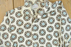 Vintage 1970s Donegal All Over Print Psychedelic Style Button-Up Shirt