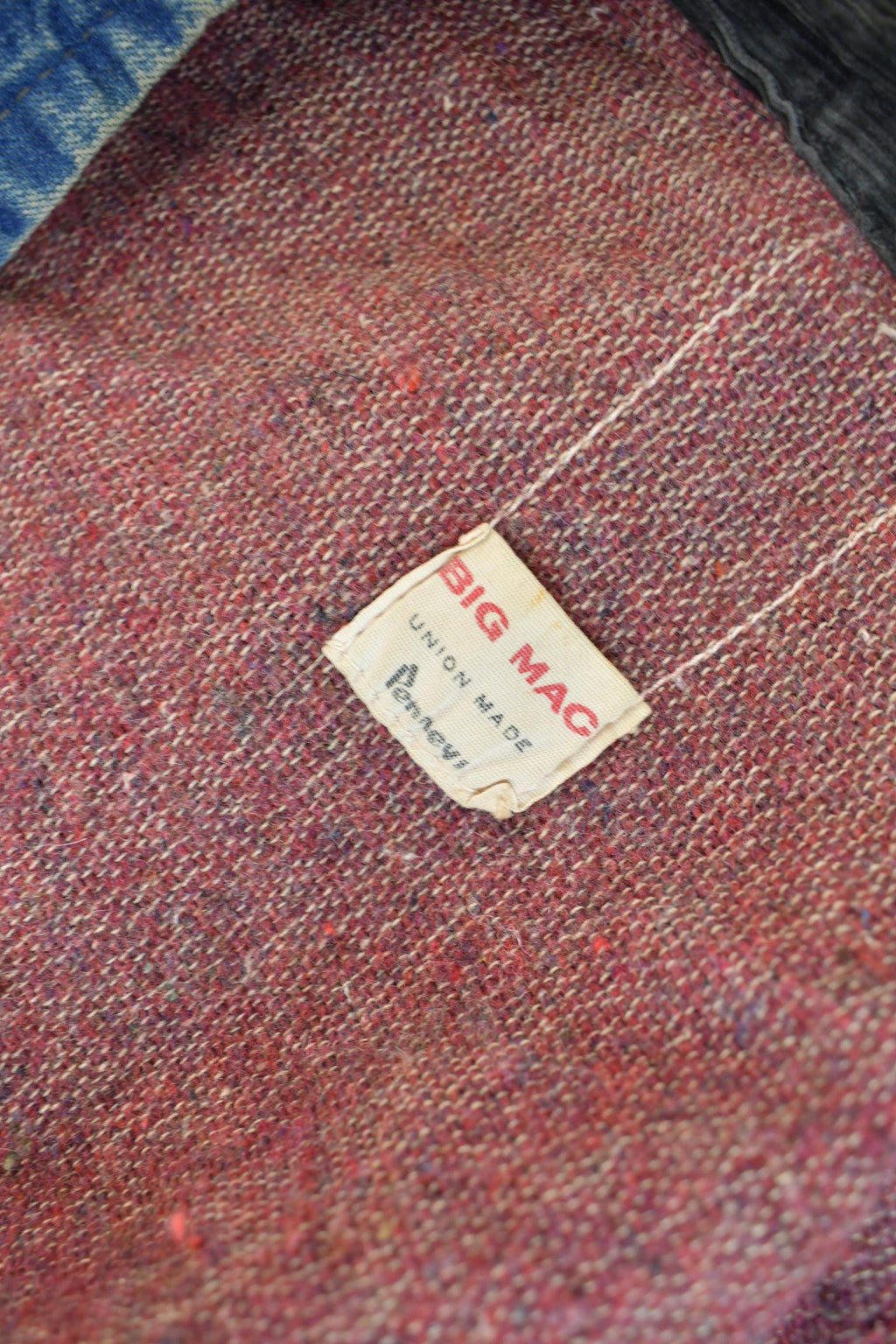 Vintage 1960s Big Mac Blanket Lined Denim Chore Coat